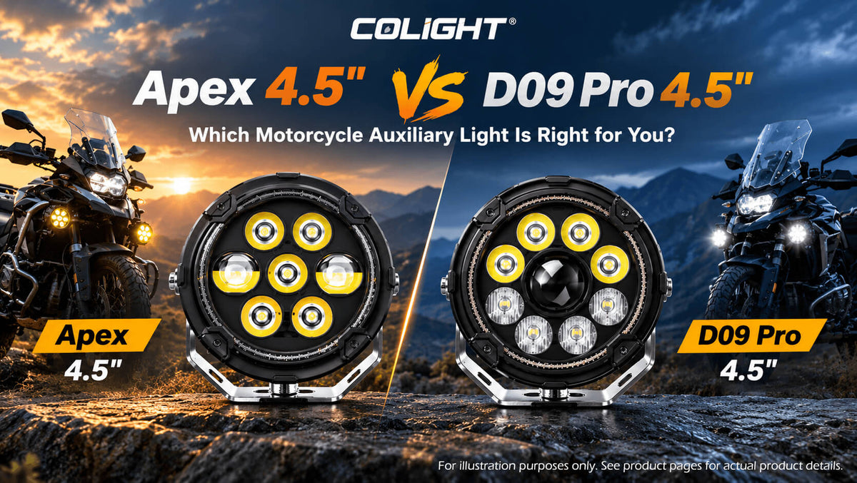 Apex vs D09 Pro: Which Motorcycle Auxiliary Light Is Right for You?