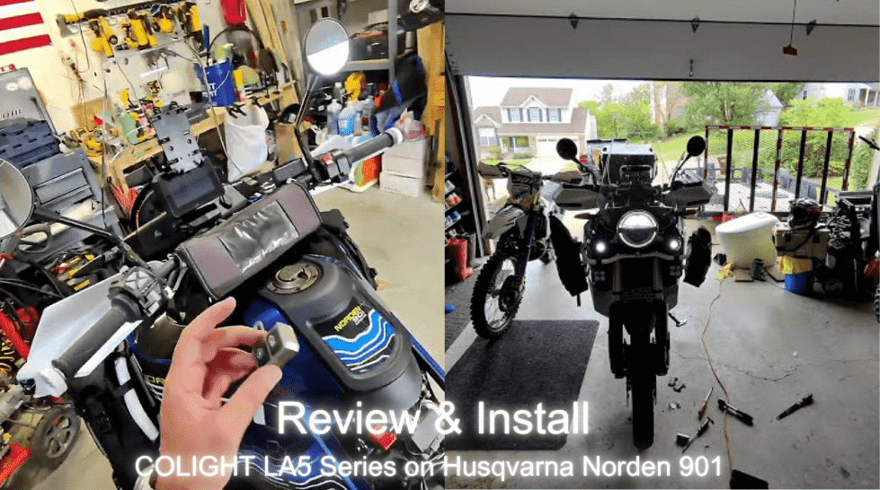 COLIGHT LA5 Series on Husqvarna Norden 901 – Review & Install