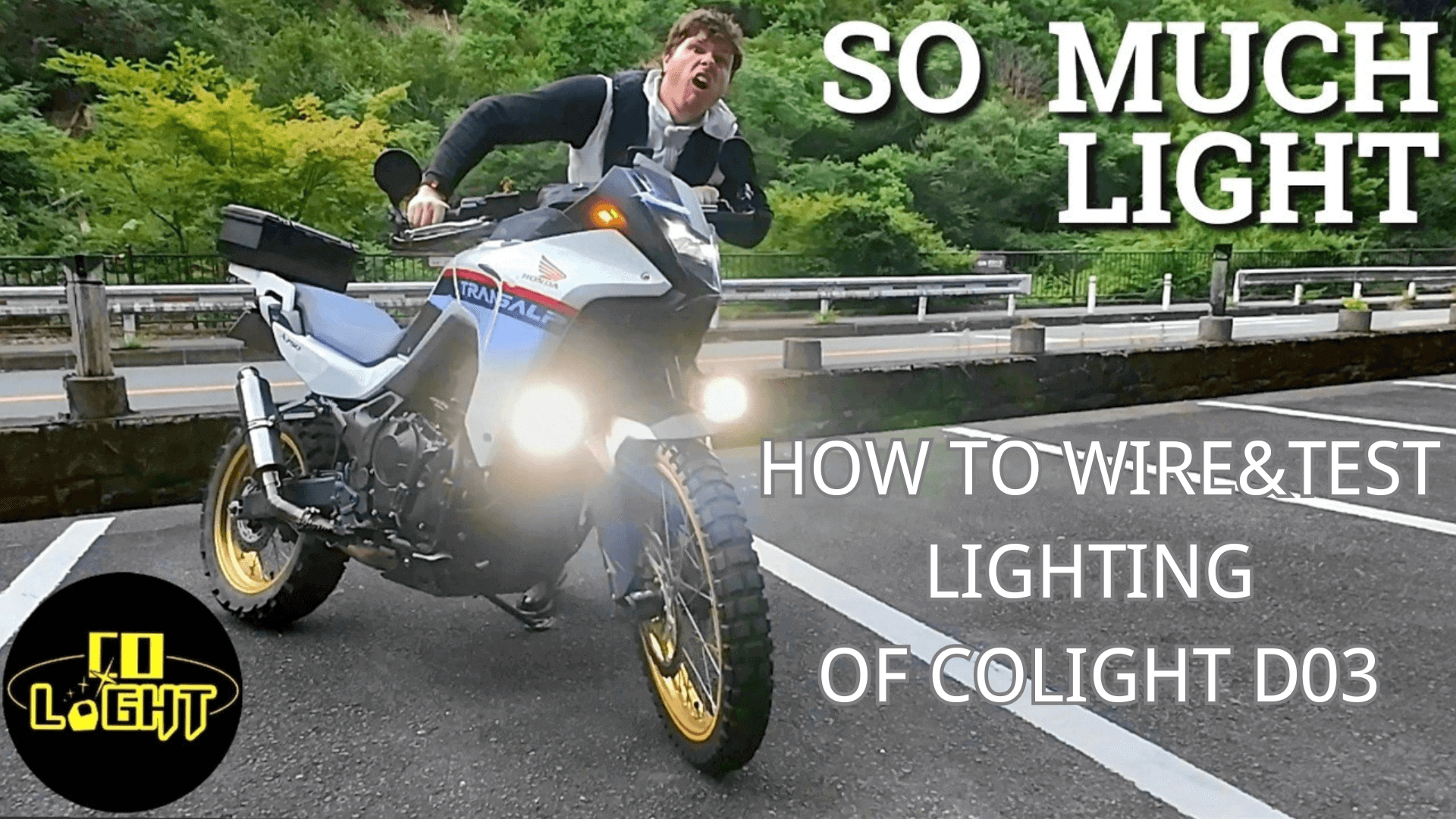Review: Colight D03 Motorcycle Spotlight Installation & Performance on HONDA