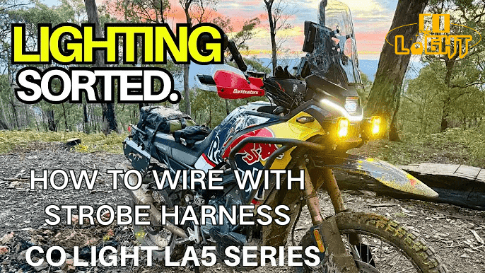 How to Wire: Colight LA5 & Specialized Motorcycle Strobe Harness — One-Click Strobe Power