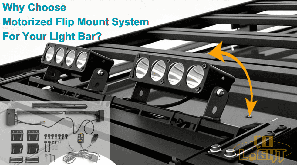 Why Choose a Motorized Flip Mount System for Your Light Bar?
