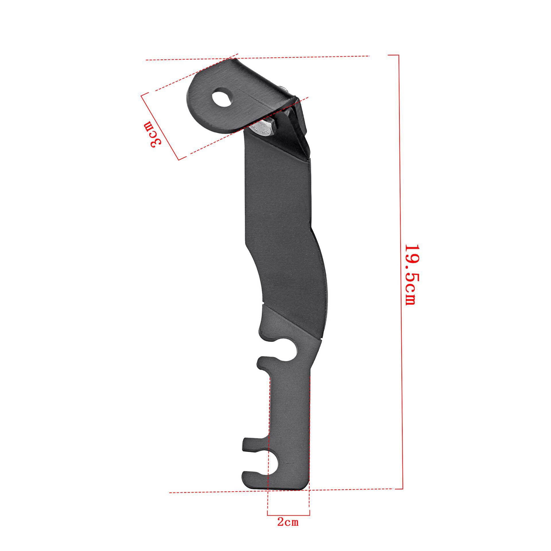 Soportes de montaje para luces de canaleta del capó Toyota Tacoma 1995-2004