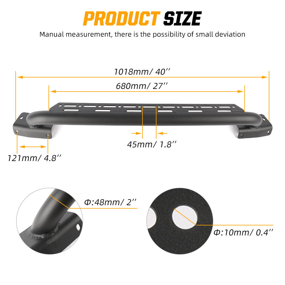 Kit de luces LED para parachoques delantero Ford Bronco 2021-2024, (4 piezas) luces de cubo de 4 pulgadas serie 4