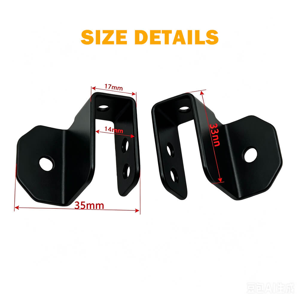 C-Clip Mounting Bracket for 2.5" Grille Lights