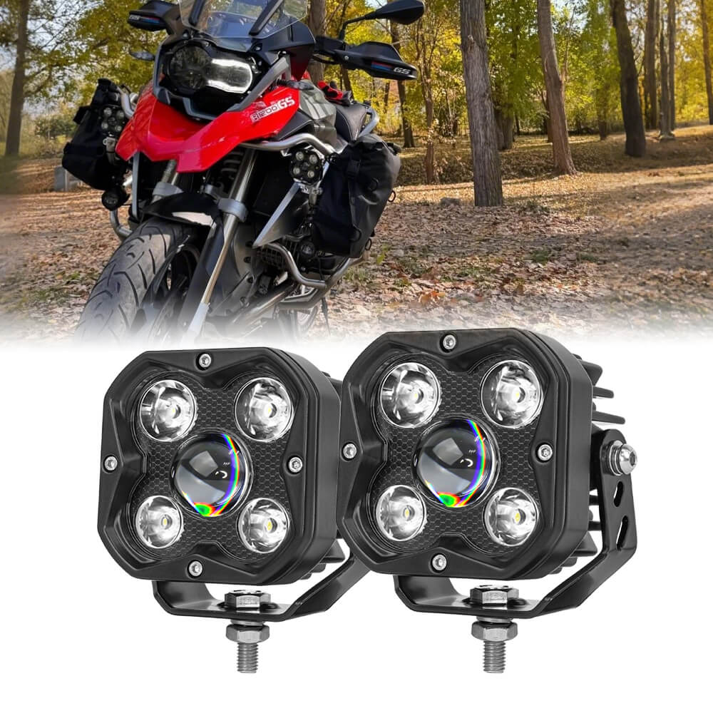 COLIGHT 3inch HD Series White Spot Motorcycle Lights