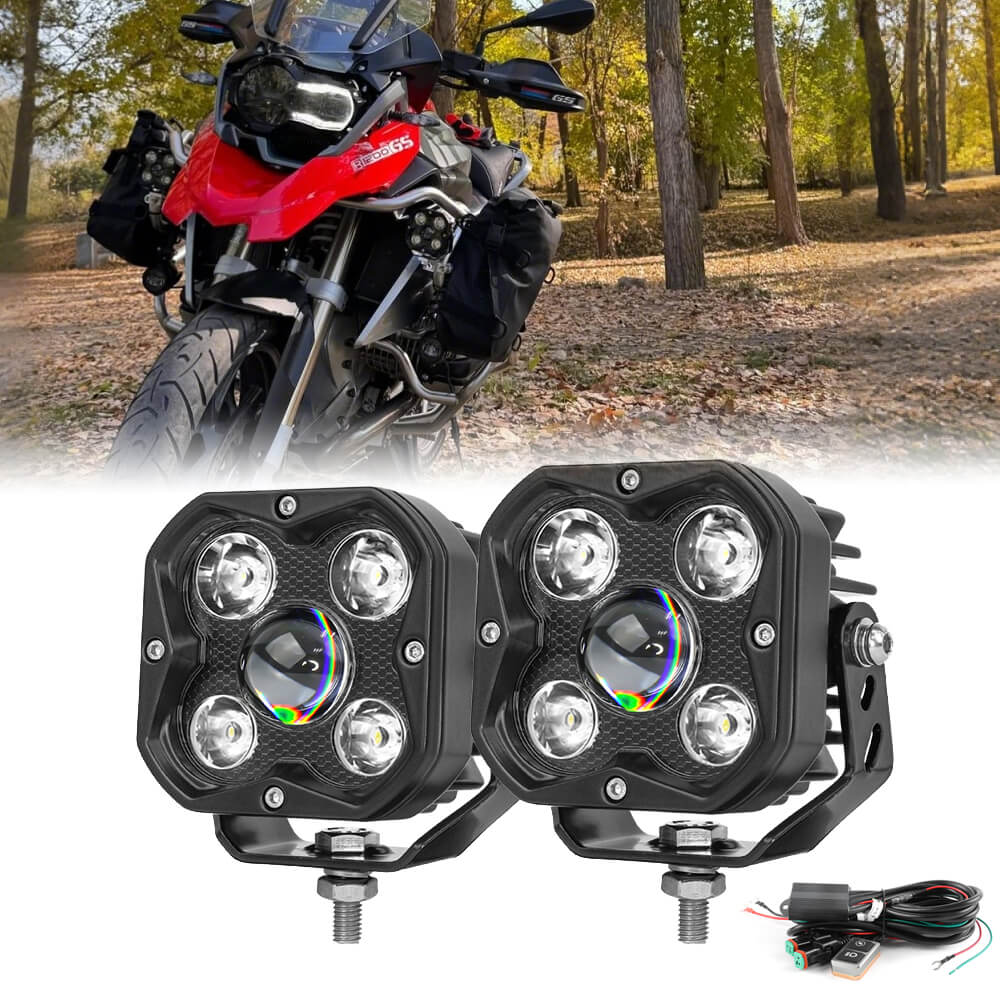 COLIGHT 3inch HD Serie Weiß Kombi-Strahl LED Grabenlichter (Set/2 Stück)