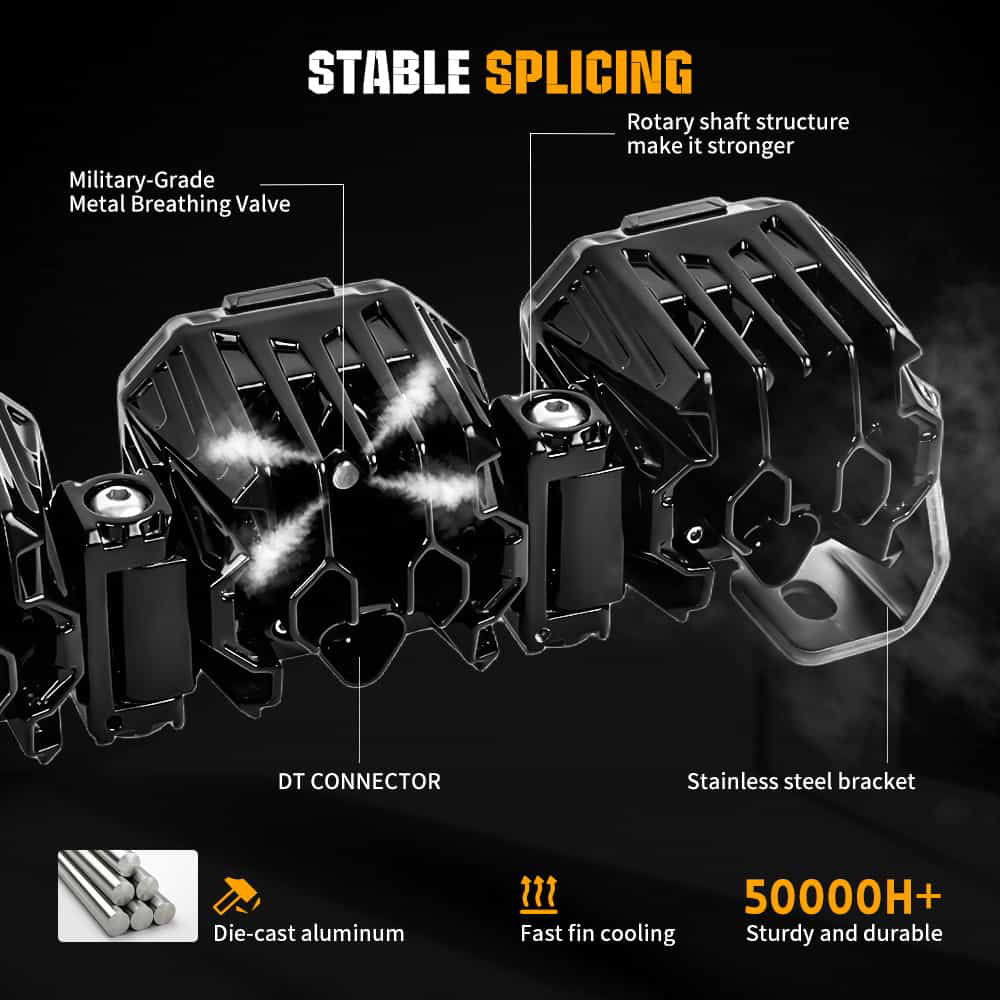 COLIGHT 40 Zoll Diamond Serie Verbindbare Lichtleiste mit RGB Tagfahrlicht