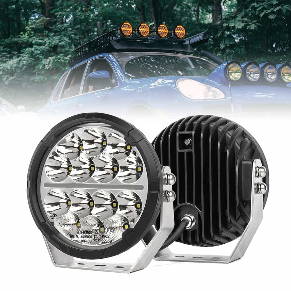 COLIGHT 6,5-Zoll TrailBlazer Serie E9 Markierte LED-Fahrlichter mit Gelbem & Weißem Tagfahrlicht