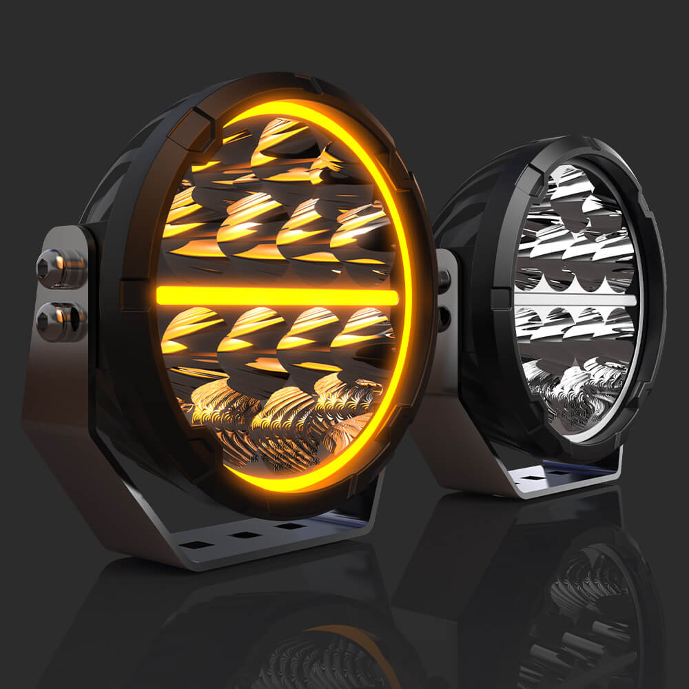 COLIGHT 6.5inch TrailBlazer Series E9 Marked LED Driving Lights With Yellow&White DRL