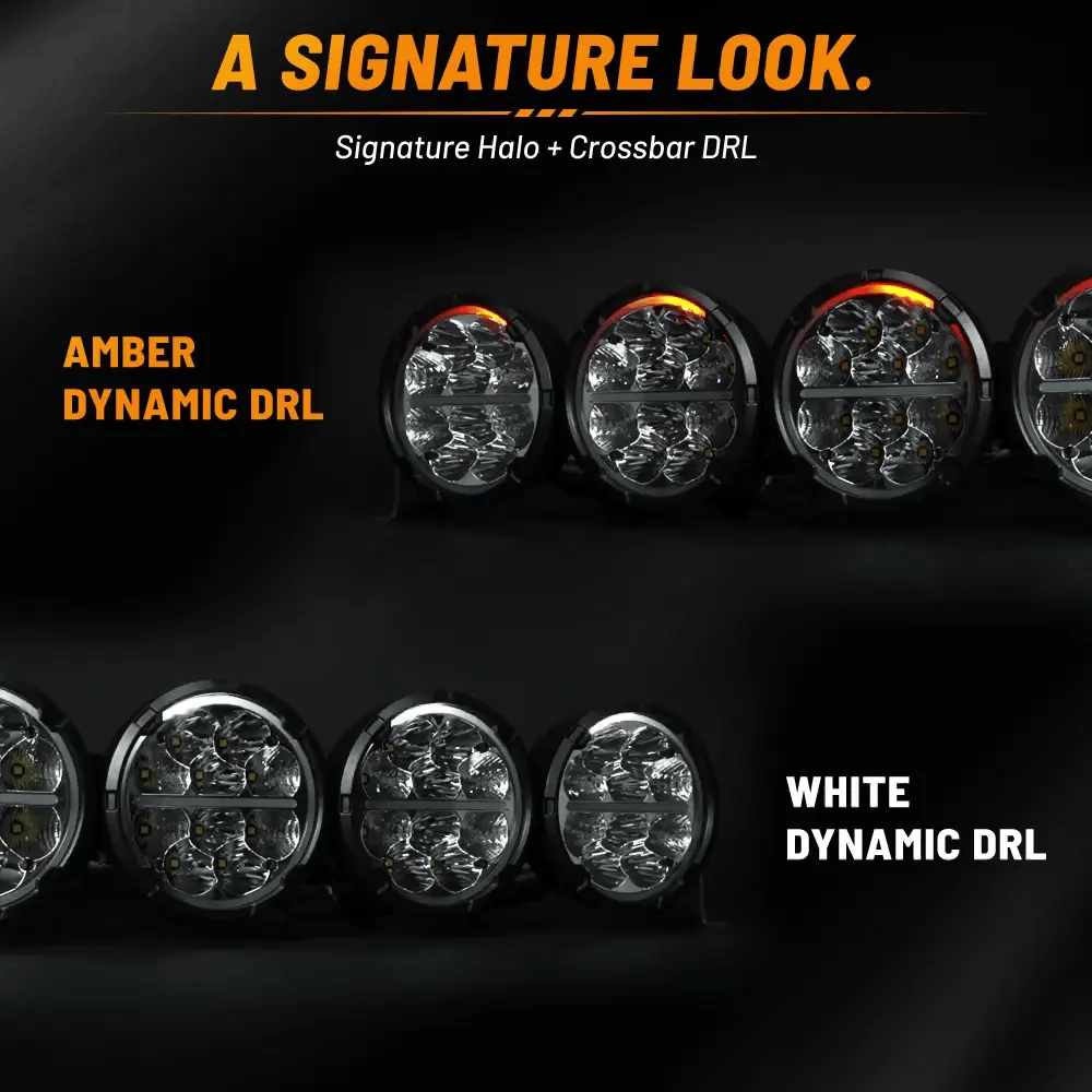 COLIGHT SR5 Pro Series Round Linkable Light Bar with Dynamic DRL