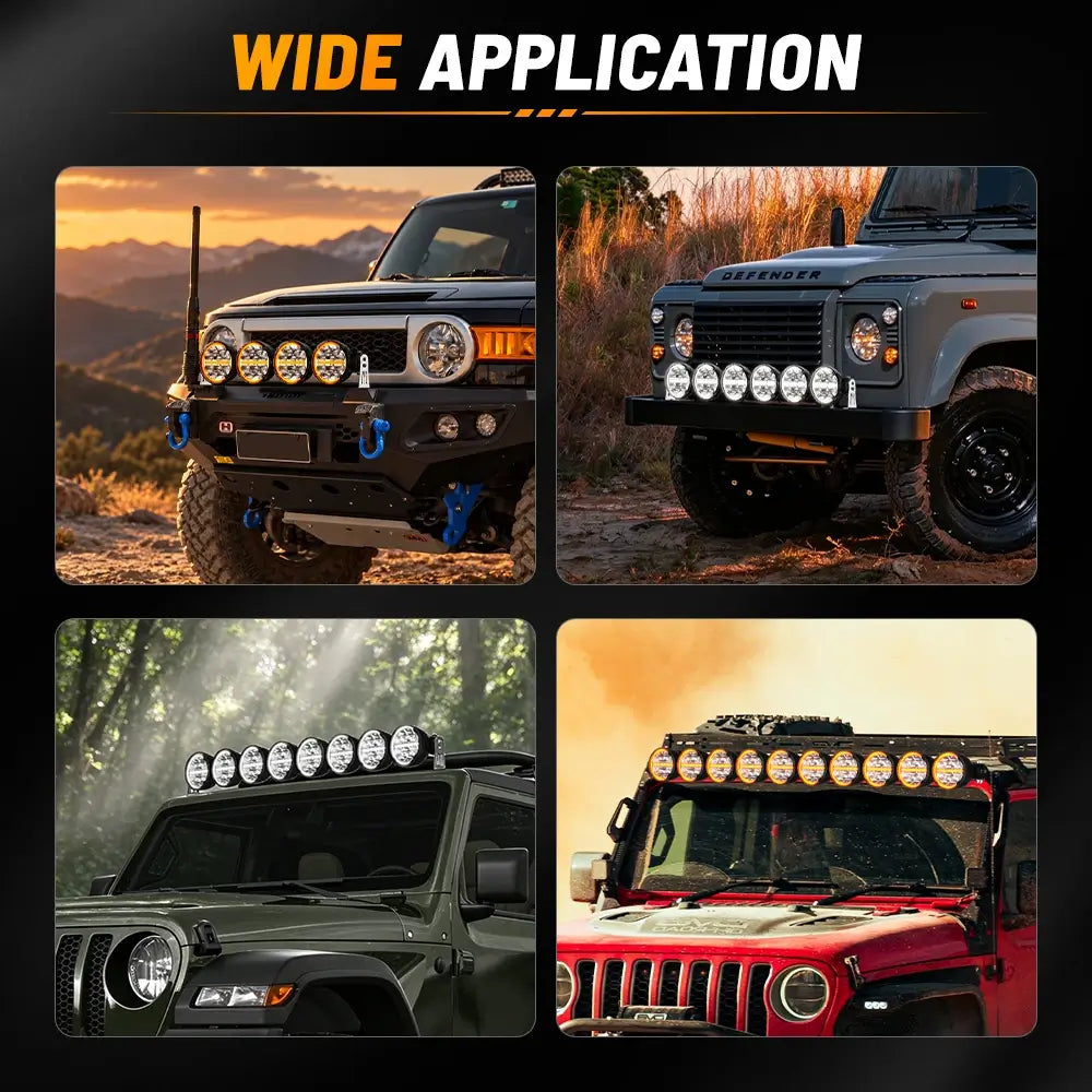 COLIGHT SR5 Pro Series Round Linkable Light Bar with Dynamic DRL