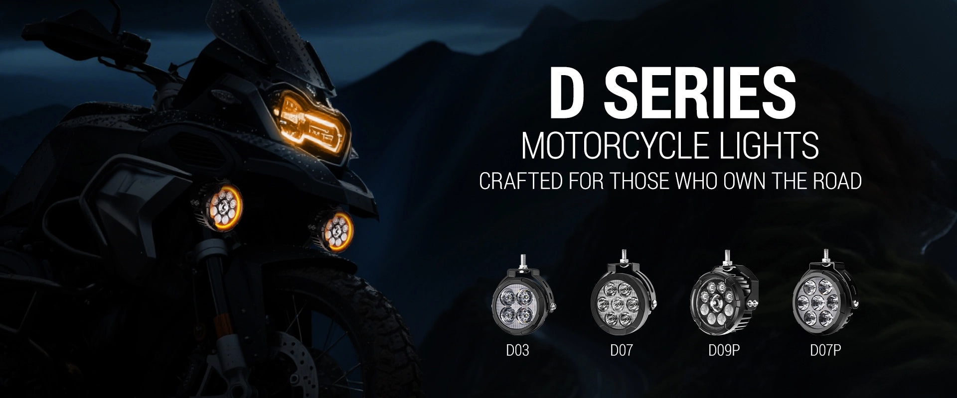 COLIGHT D Series Motorcycle Lights web