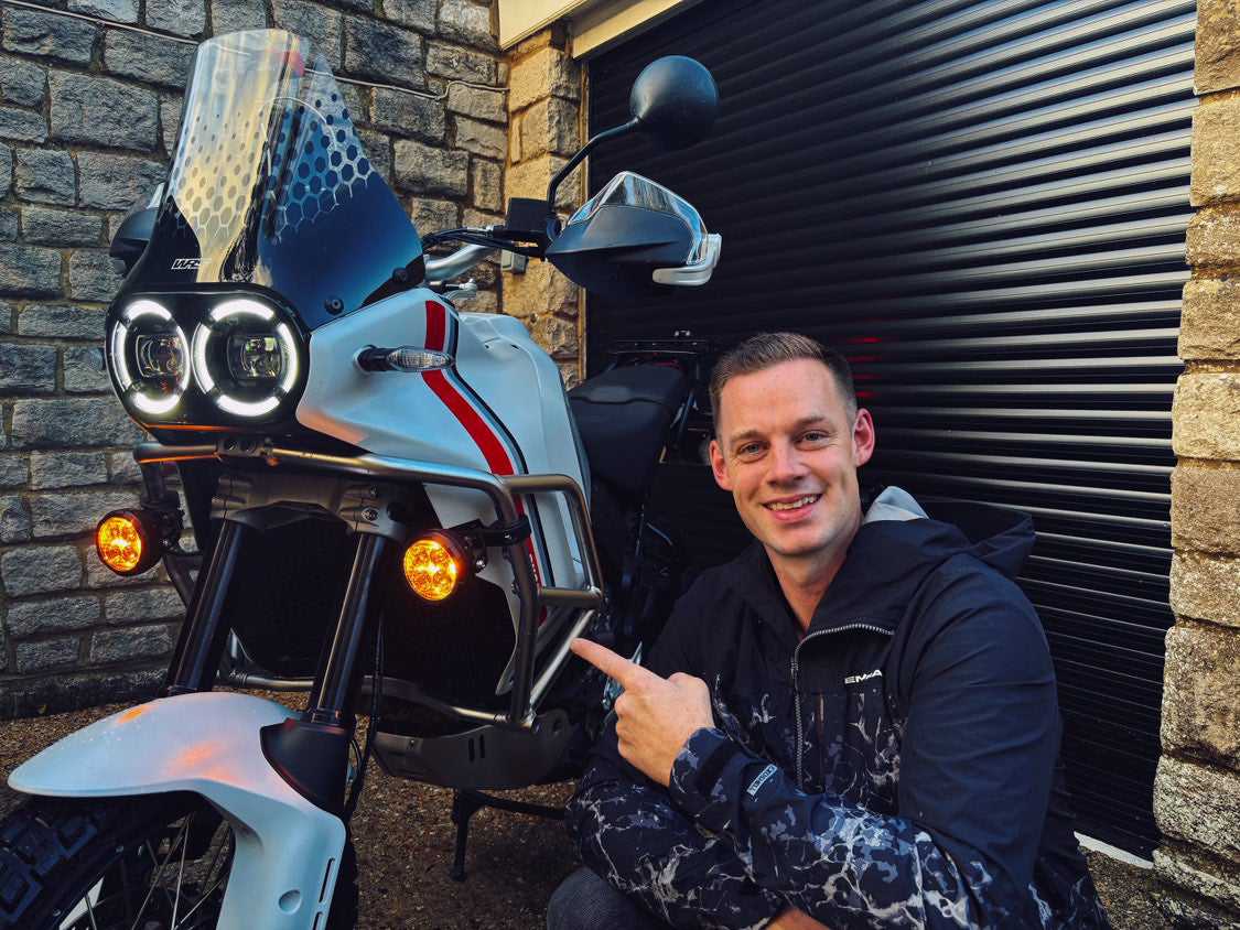 CO LIGHT 3.5inch D03 Series Motorcycle Auxiliary Lights With Amber Backlight(Set/2pcs)