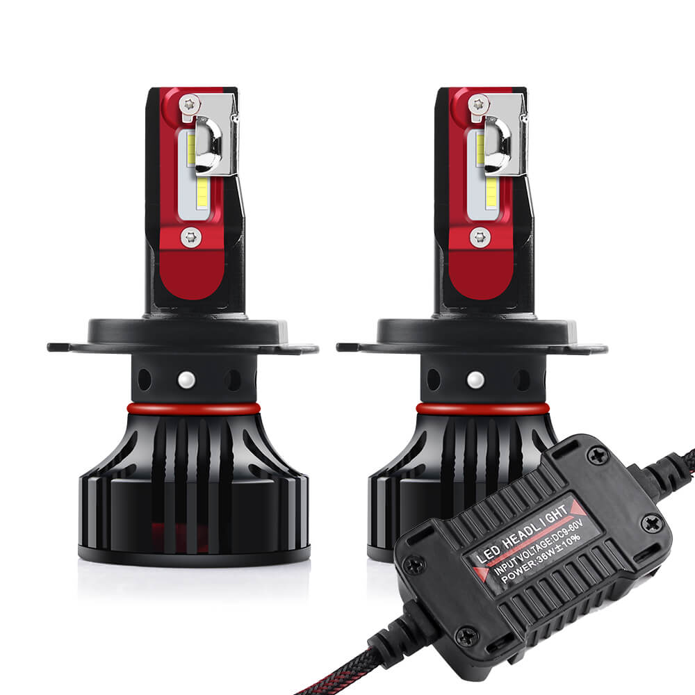 F2 LED Headlight Bulbs CANBUS Fan Cooling (2pcs)