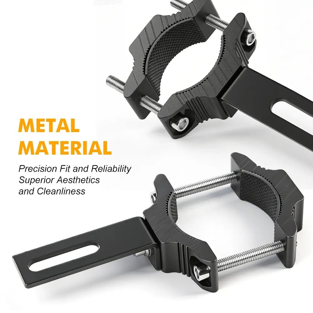 Motorrad-Gabelrohr-Klemmhalterung (25–52mm) mit L-Halterung