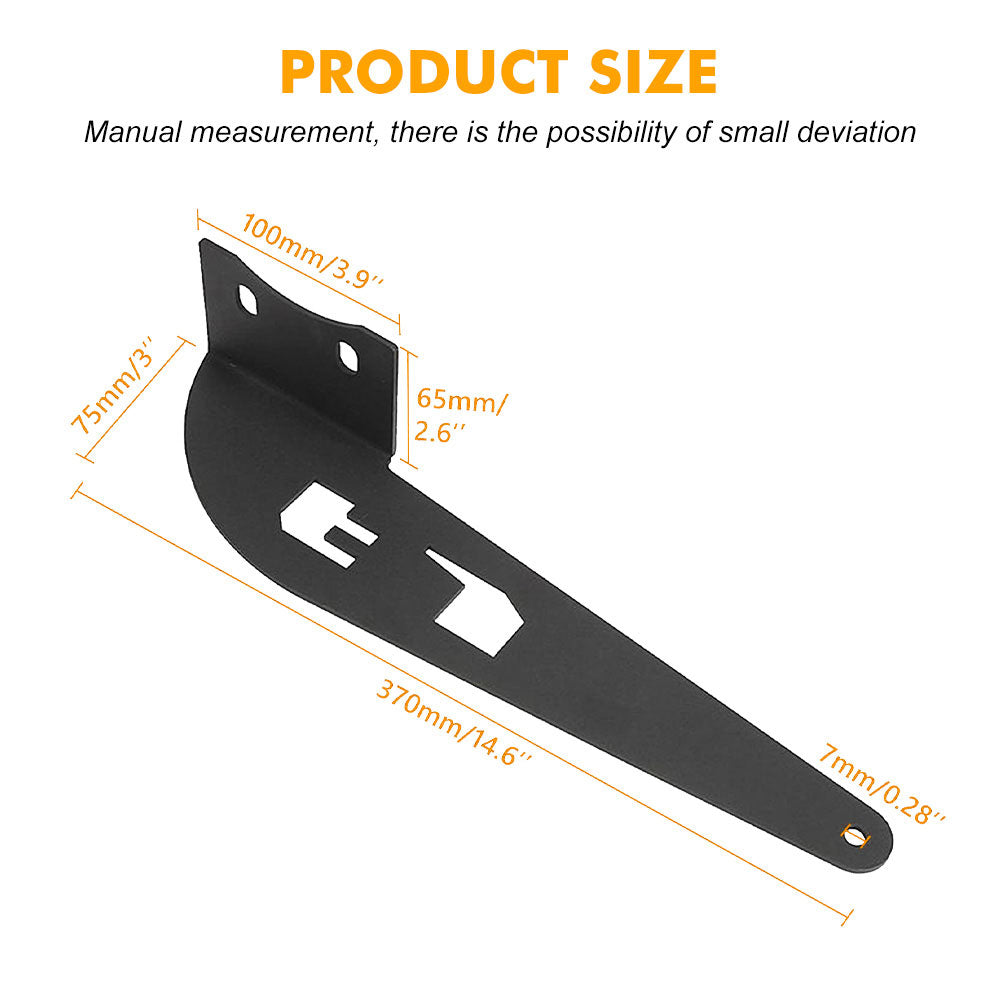 2007-2014 Toyota FJ Cruiser 52inch Light Bar Upper Windshield Mounting Brackets