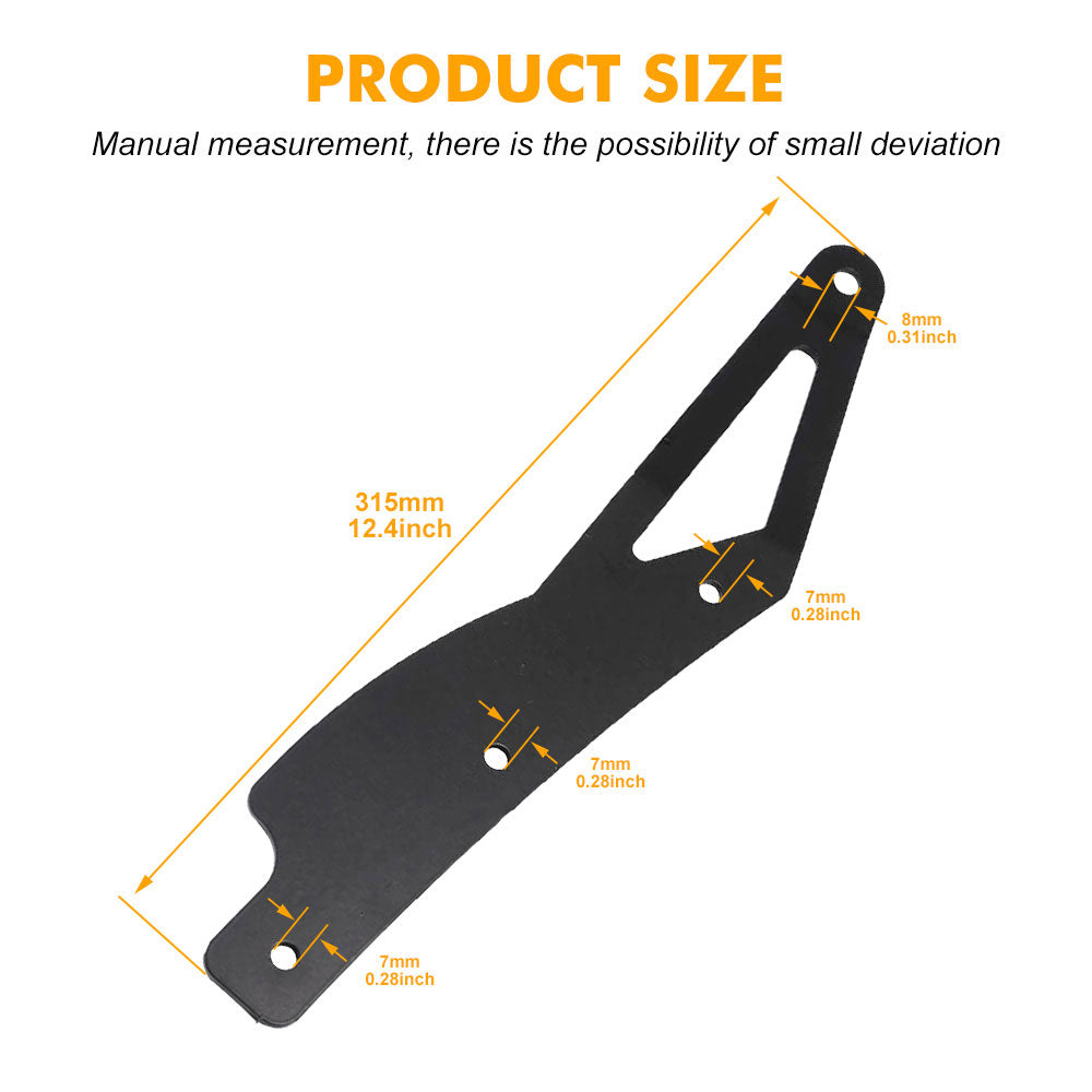 2005-2015 Toyota Tacoma 42" Curved Light Bar Upper Roof Mounting Brackets