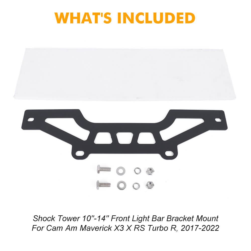 UTV Front Light Bar Bracket Mount For 2017+ Cam Am Maverick X3