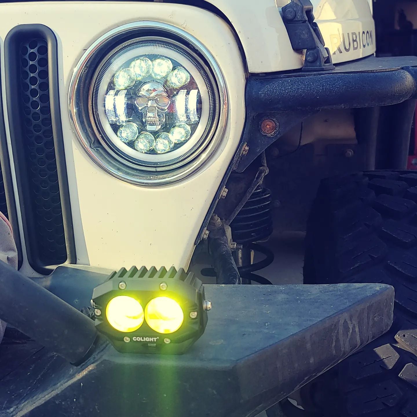 COLIGHT 4inch Rob2 Pro Series Yellow Flood BumperLights