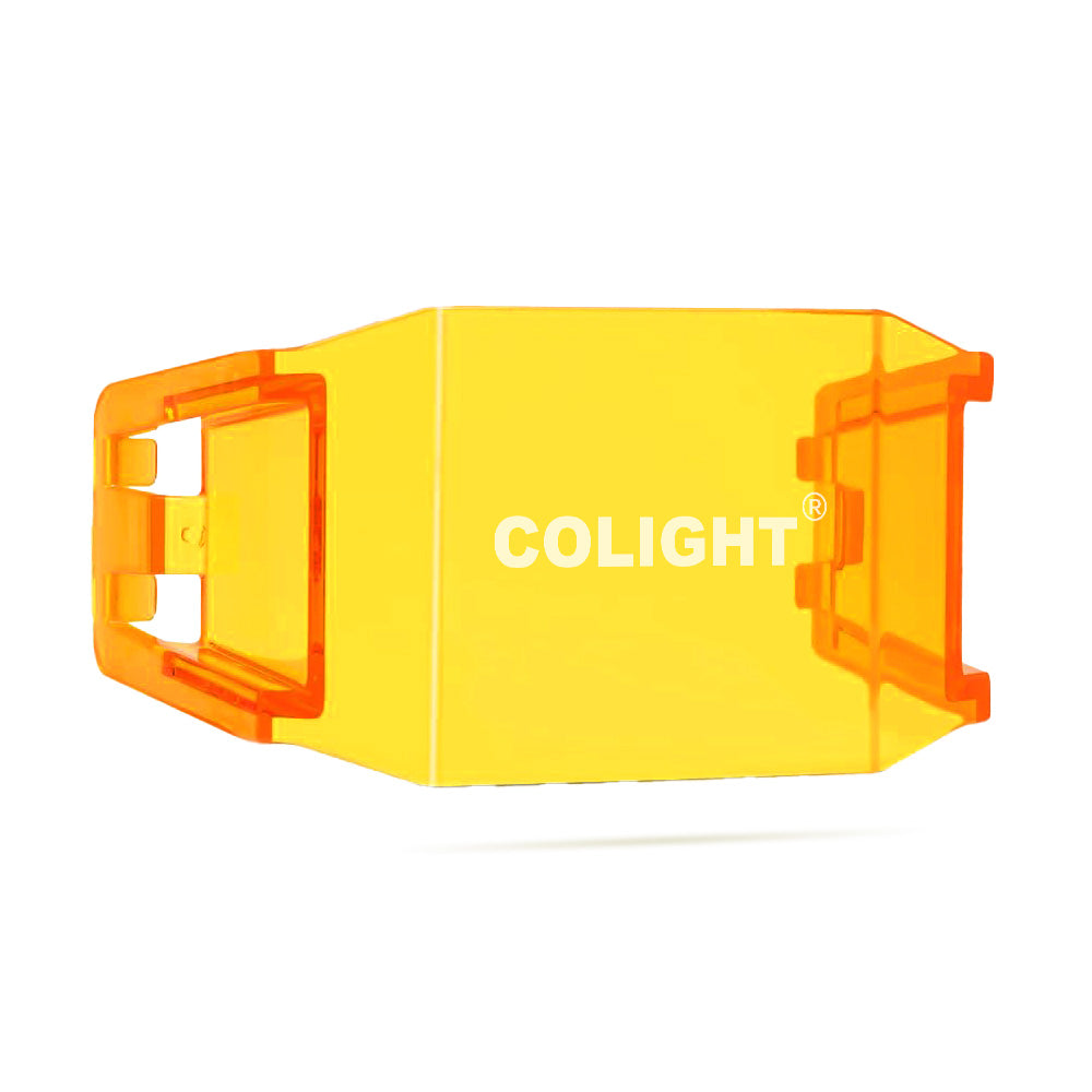 Cubierta Protectora Para Pods de Luz Laterales V5 Serie de 3 pulgadas/5 pulgadas - Amarillo/Negro (Juego/2 piezas)