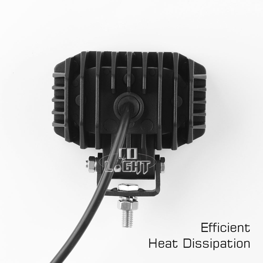 Colight 4 Inch Rob2 Series Auxiliary Light Back Side