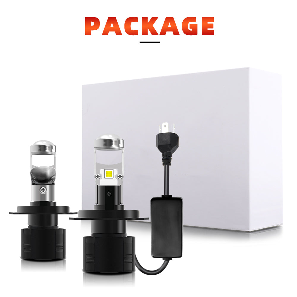 Y9 Mini Projector 6000K Led Headlight Bulbs