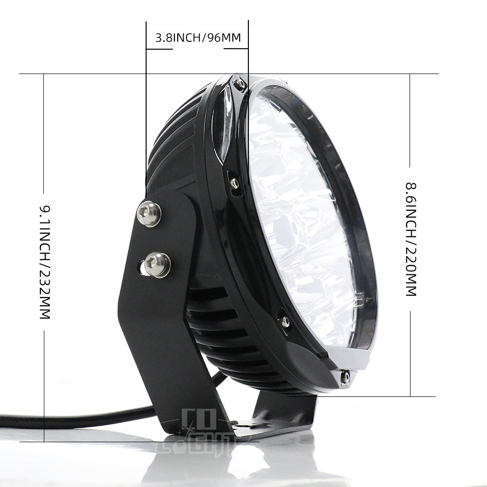 CO LIGHT 8.5 pouces Série Defender Feux de conduite tout-terrain (Set/2pcs)