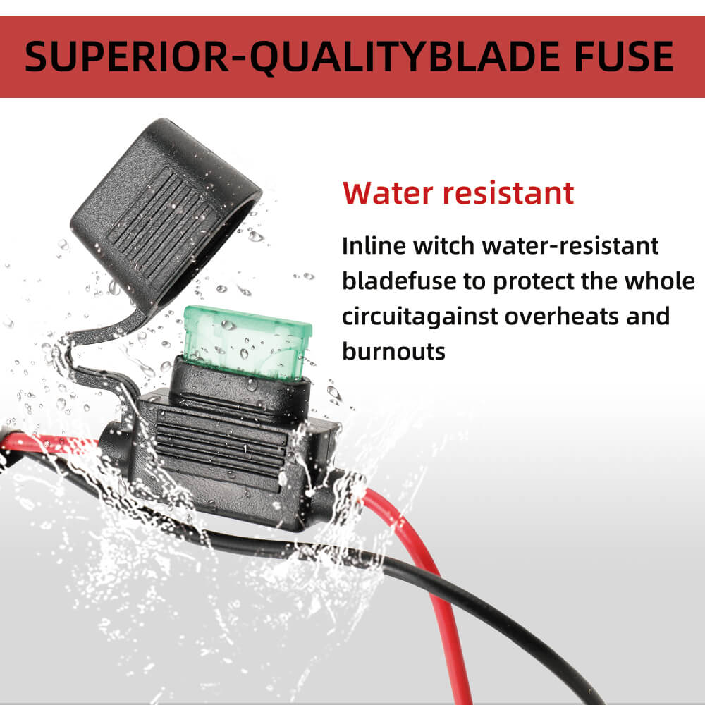 Cigarette Lighter Plug Wire Harness For LED Light Bar