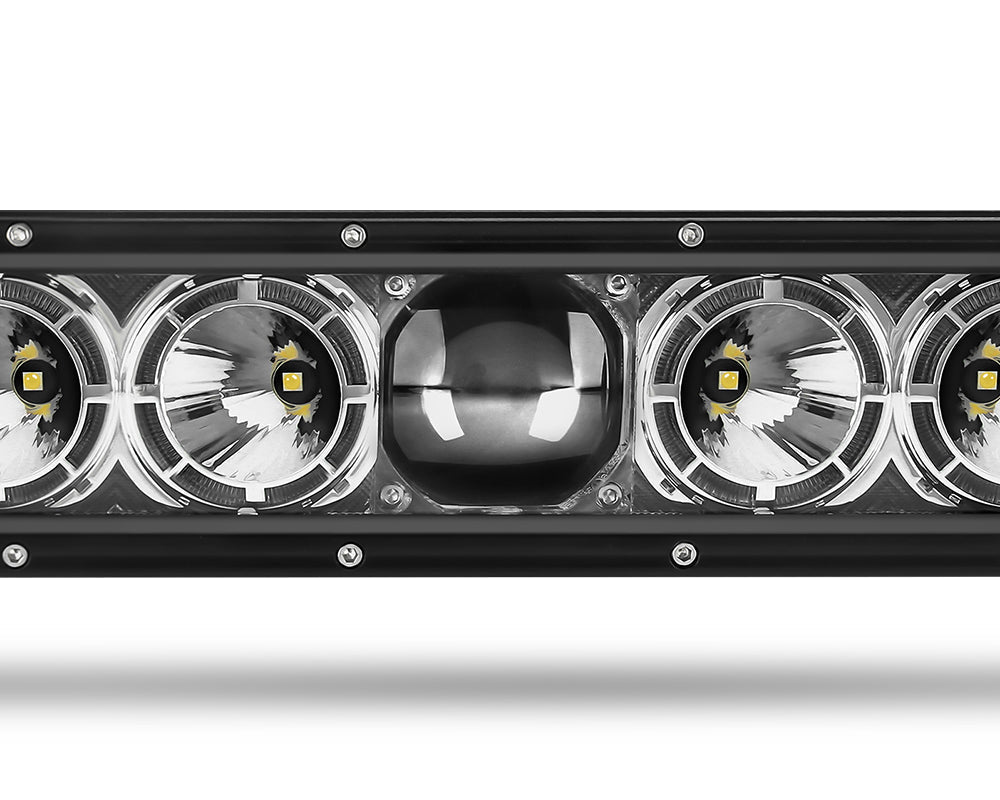 Colight 14-42 Inch Single Row Offroad Laser Light Bars With DRL Lights