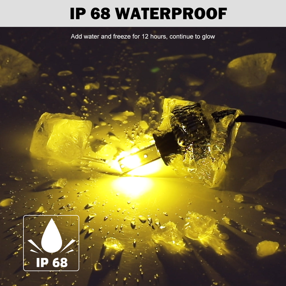 K1 Yellow/Lime Light Fanless CSP Led Fog Light Bulbs (Set/2pcs)