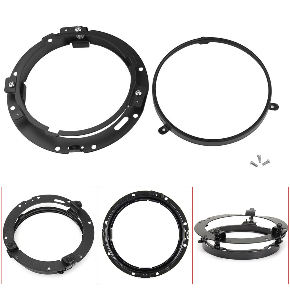 7 Inch Round LED Headlight Mounting Brackets