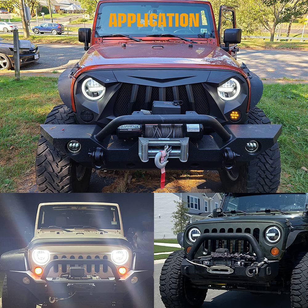 Application of 2022 New Arrival CO LIGHT 7” Round Led Sealed Headlights