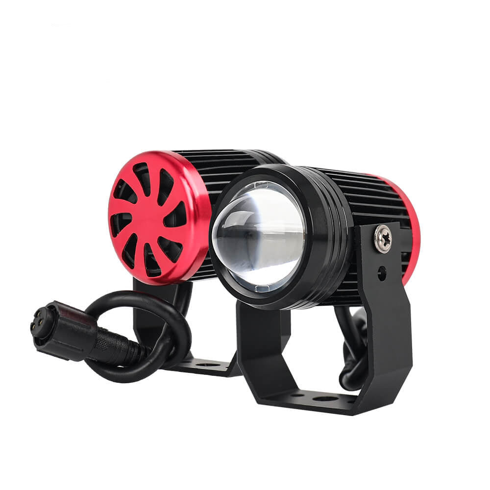Luces auxiliares de conducción mini para motocicleta serie A con abultamiento de 2 pulgadas (Juego/2 piezas)