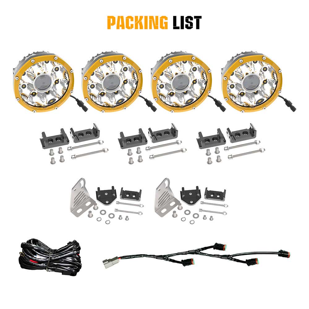 COLIGHT 22inch Striker Series LED Round Driving Linkable Light Bar