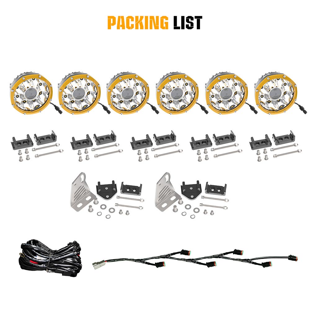 (PRÉCOMMANDE)COLIGHT Barre lumineuse ronde LED de conduite Striker Series 32 pouces, connectable