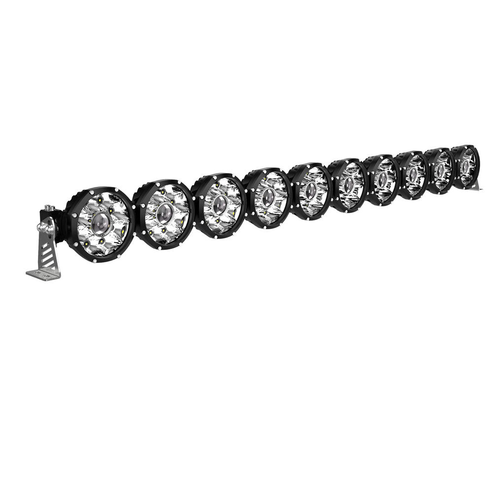 (PRÉCOMMANDE)COLIGHT Barre lumineuse ronde LED de conduite Striker Series 52 pouces, connectable