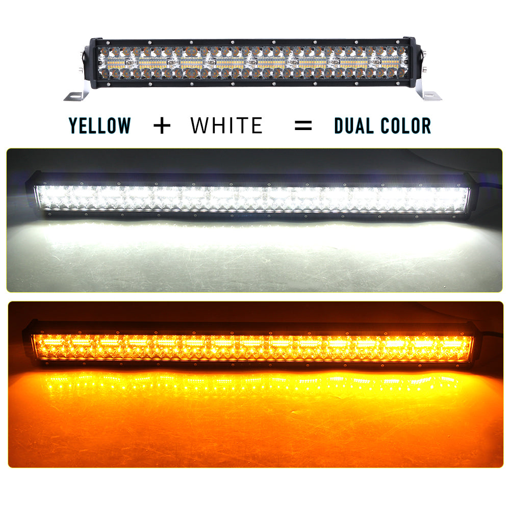 Light pattern of Colight RQT31 Combo Beam 2 Color Flash LED Tri-Row Light Bars