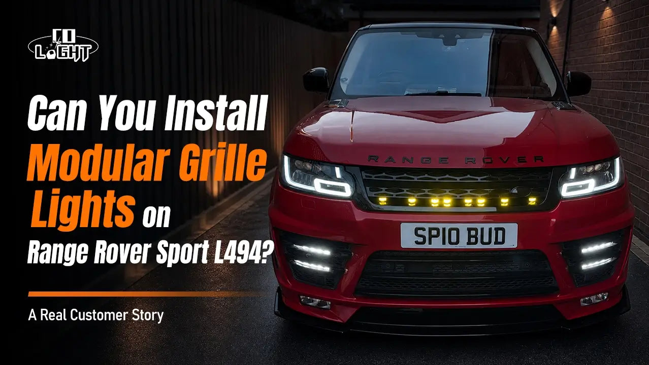 Can You Install Modular Grille Lights on a Range Rover Sport L494? A Real Customer Story