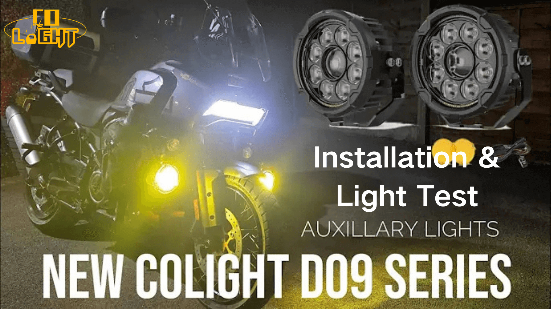 Review of the Colight D09 Series: Installation &  Light Test — Harley Davidson Pan America 1250