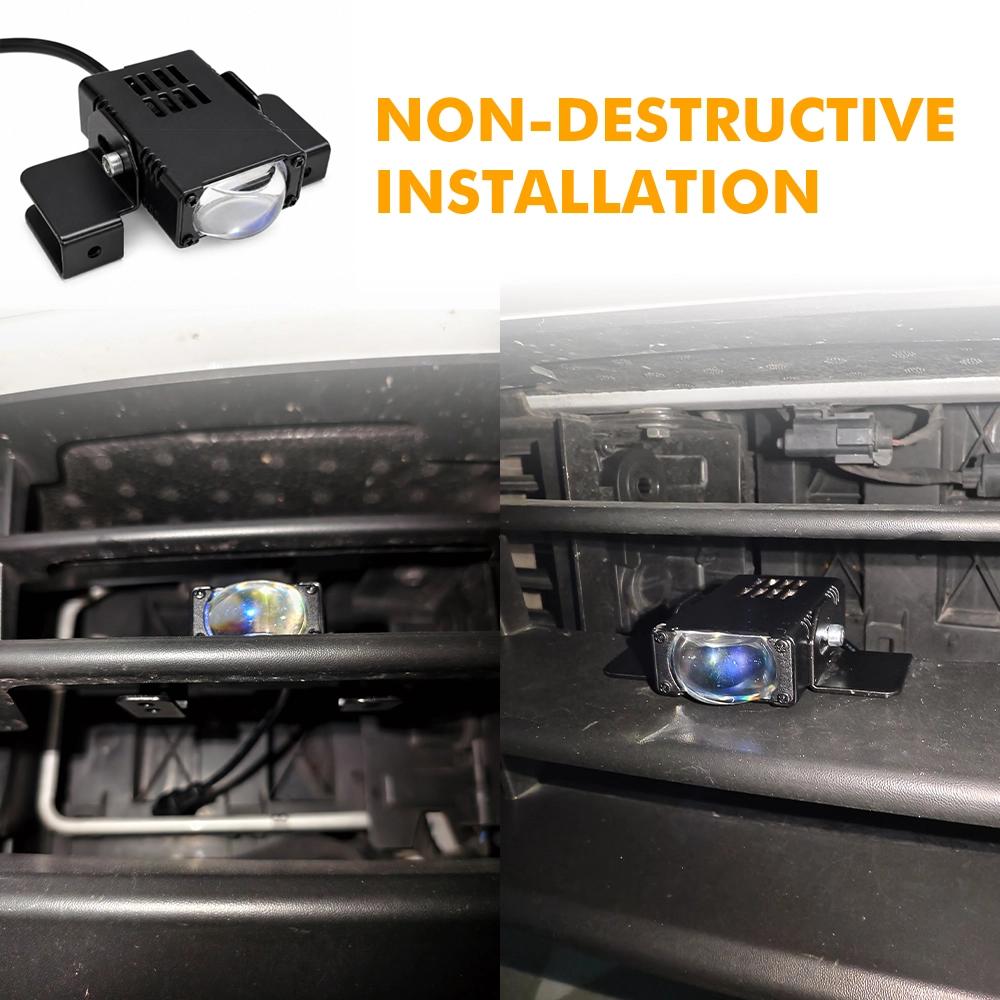 C-Clip Mounting Bracket for 2.5" Grille Lights