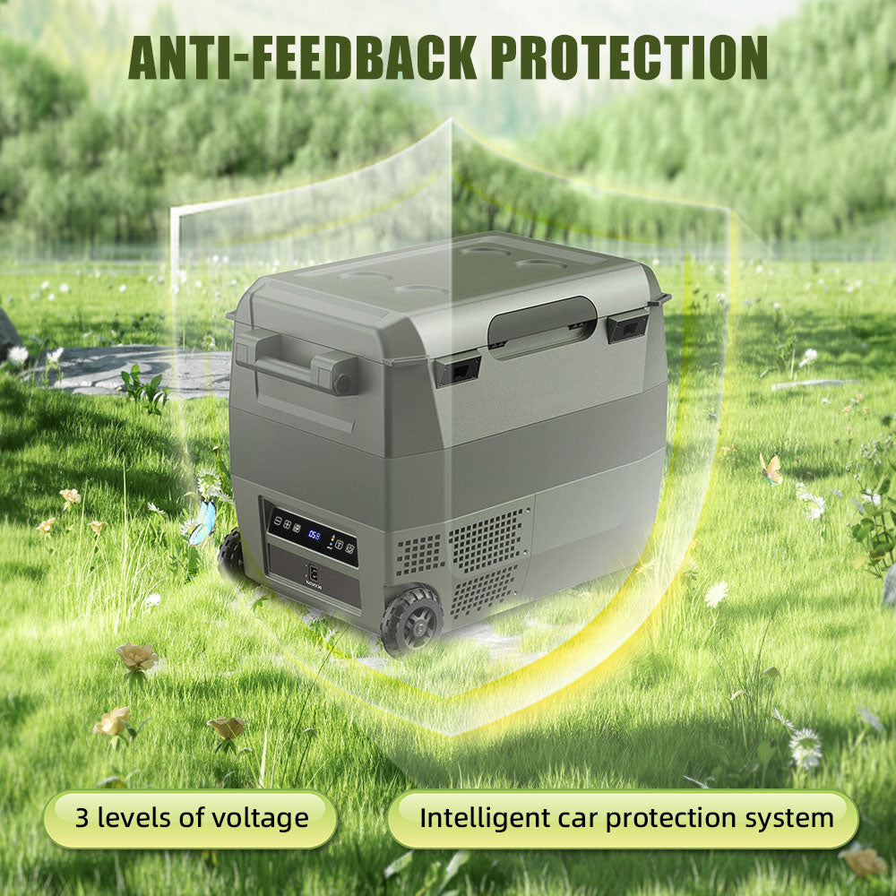 40L Dual Zone Portable Refrigerator 12V For Car