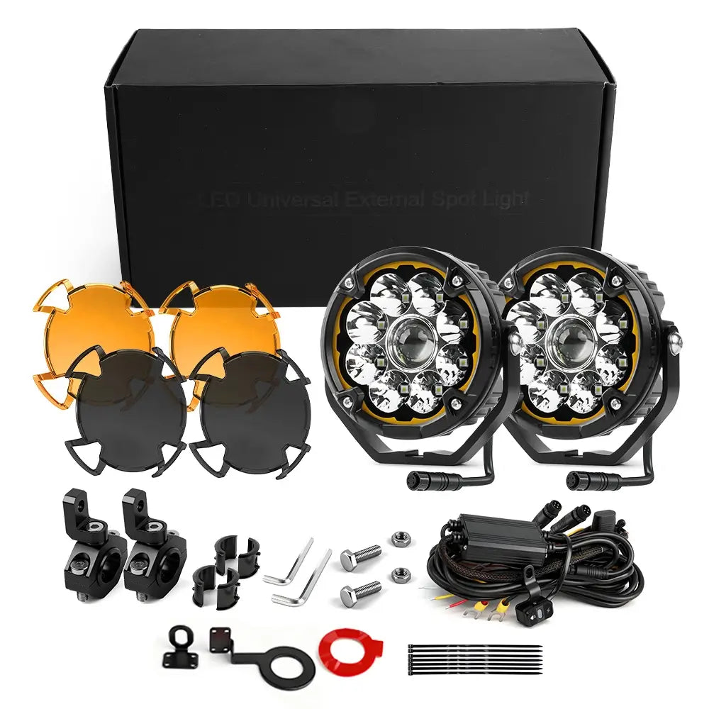 5 Zoll Atlas Serie Multi-Modus LED Motorrad Zusatzscheinwerfer (Set/2 Stück)