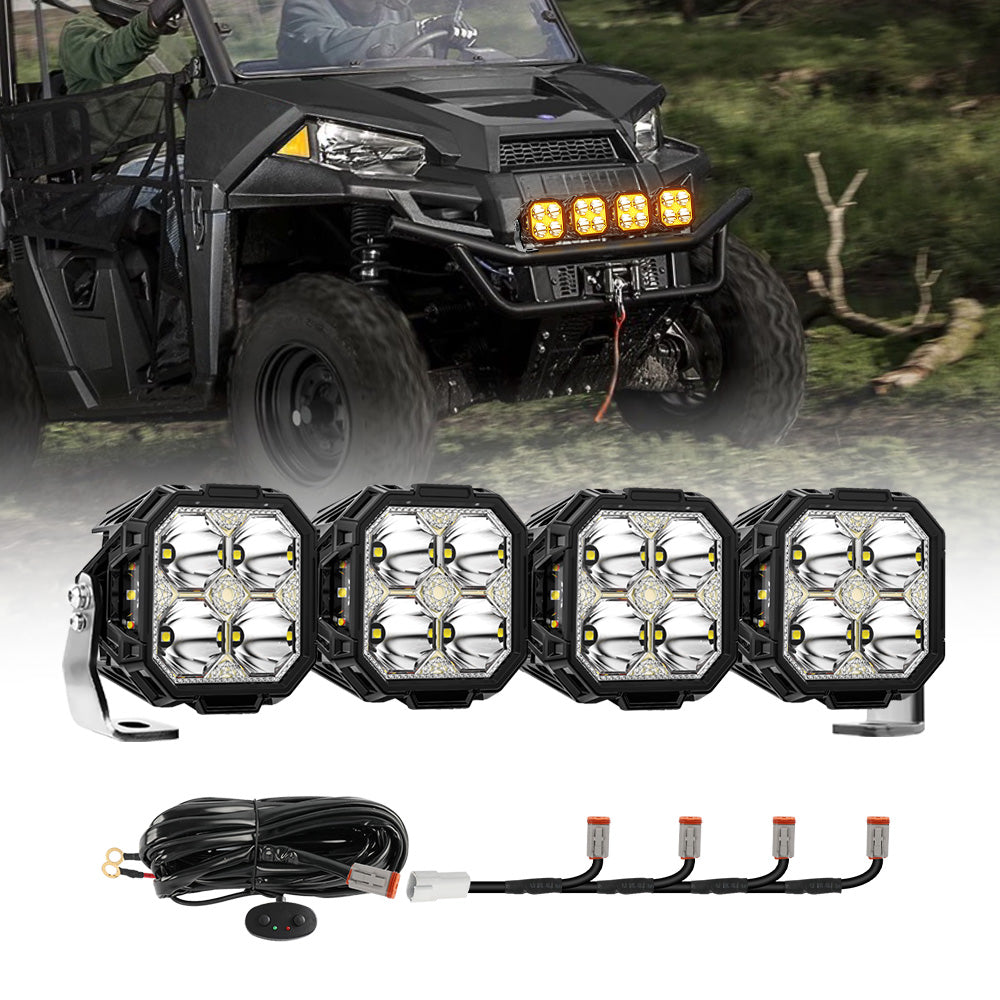 COLIGHT Barra de Luz Enlazable Serie Diamante de 40 pulgadas con DRL RGB
