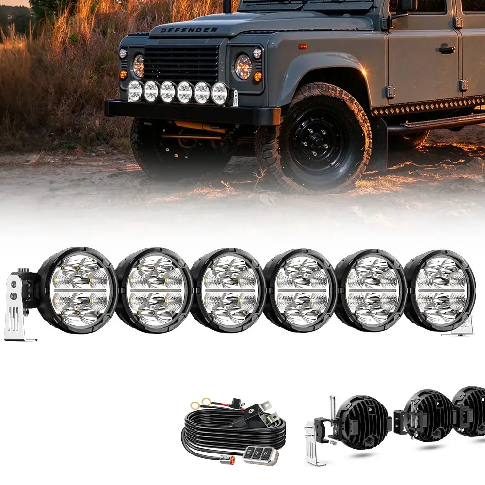 COLIGHT SR5 Pro Series Round Linkable Light Bar with Dynamic DRL