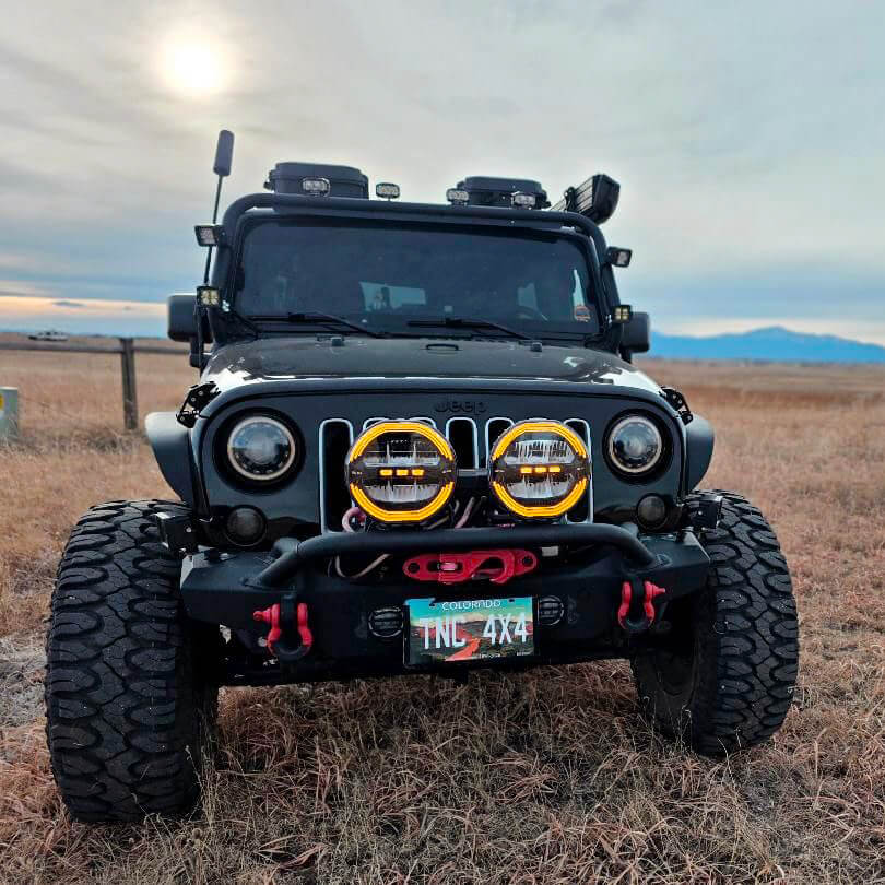 COLIGHT 9inch SharkX Series Offroad Driving Light-Hi Low Beam& Dual Color DRL