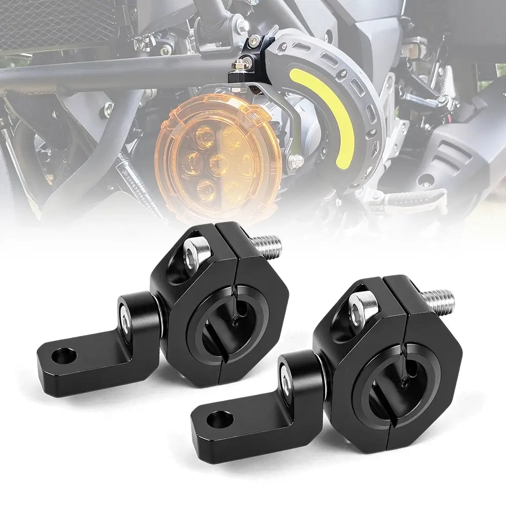 Universal 360° Motorcycle Light Mount Bracket For 20–30mm Tube