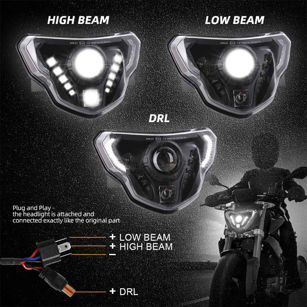 COLIGHT G310M LED Projector Full Headlight Assembly For 2017-2021 BMW G310GS G310R